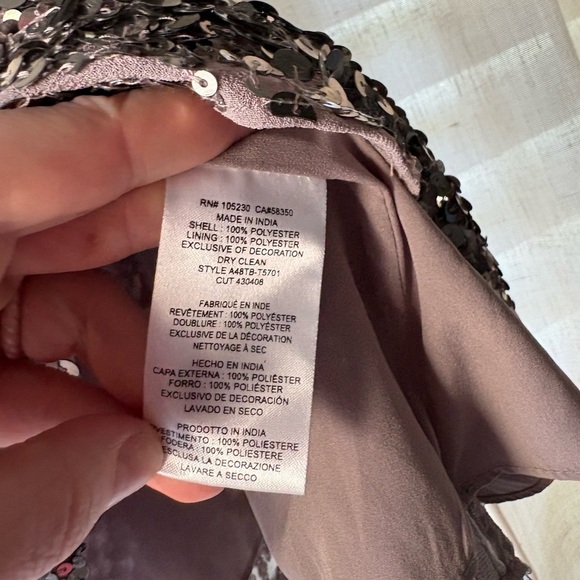 Joie Sequin Top in Vintage Silver Size L – NWT $278 Glam Holiday Party Cocktail - Picture 7 of 7